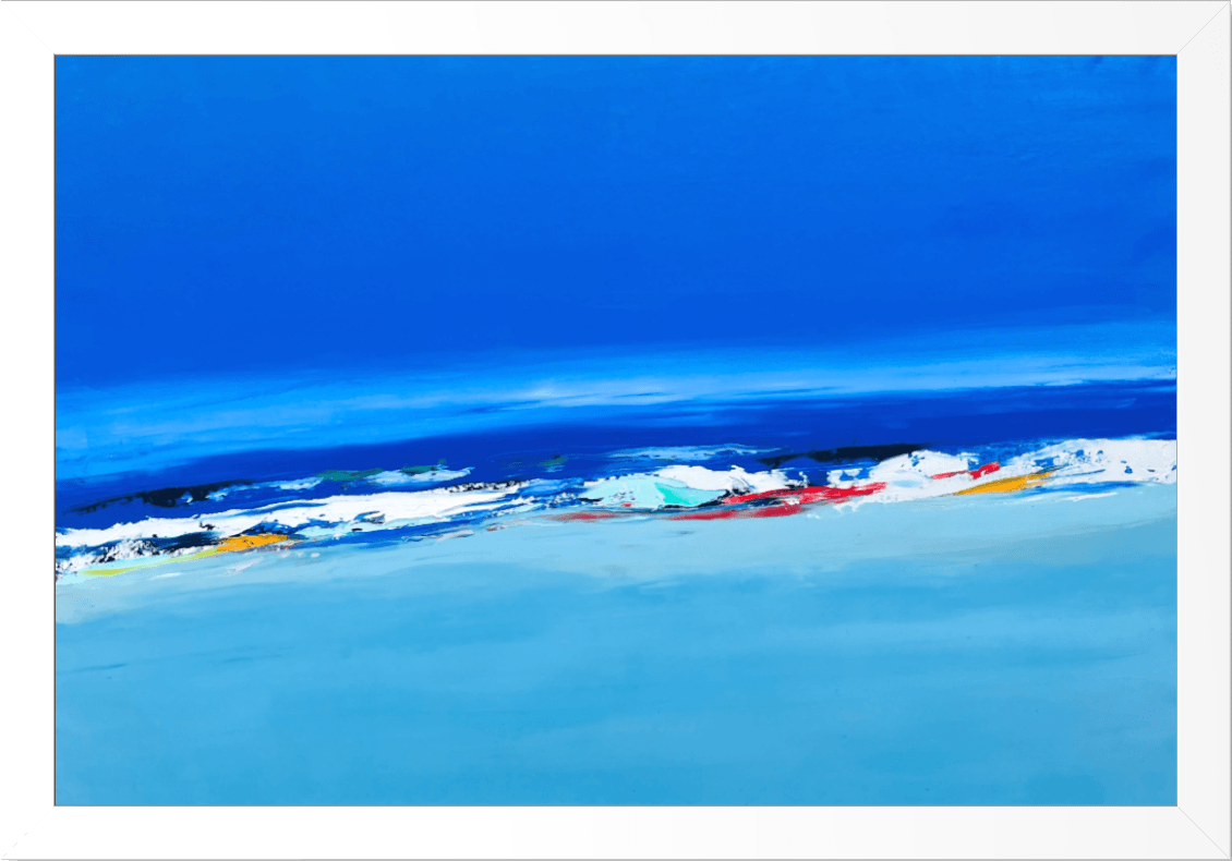 mer bleue abstract — variation