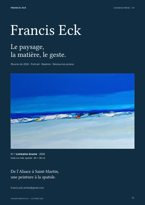 Couverture : Dossier de presse 2026