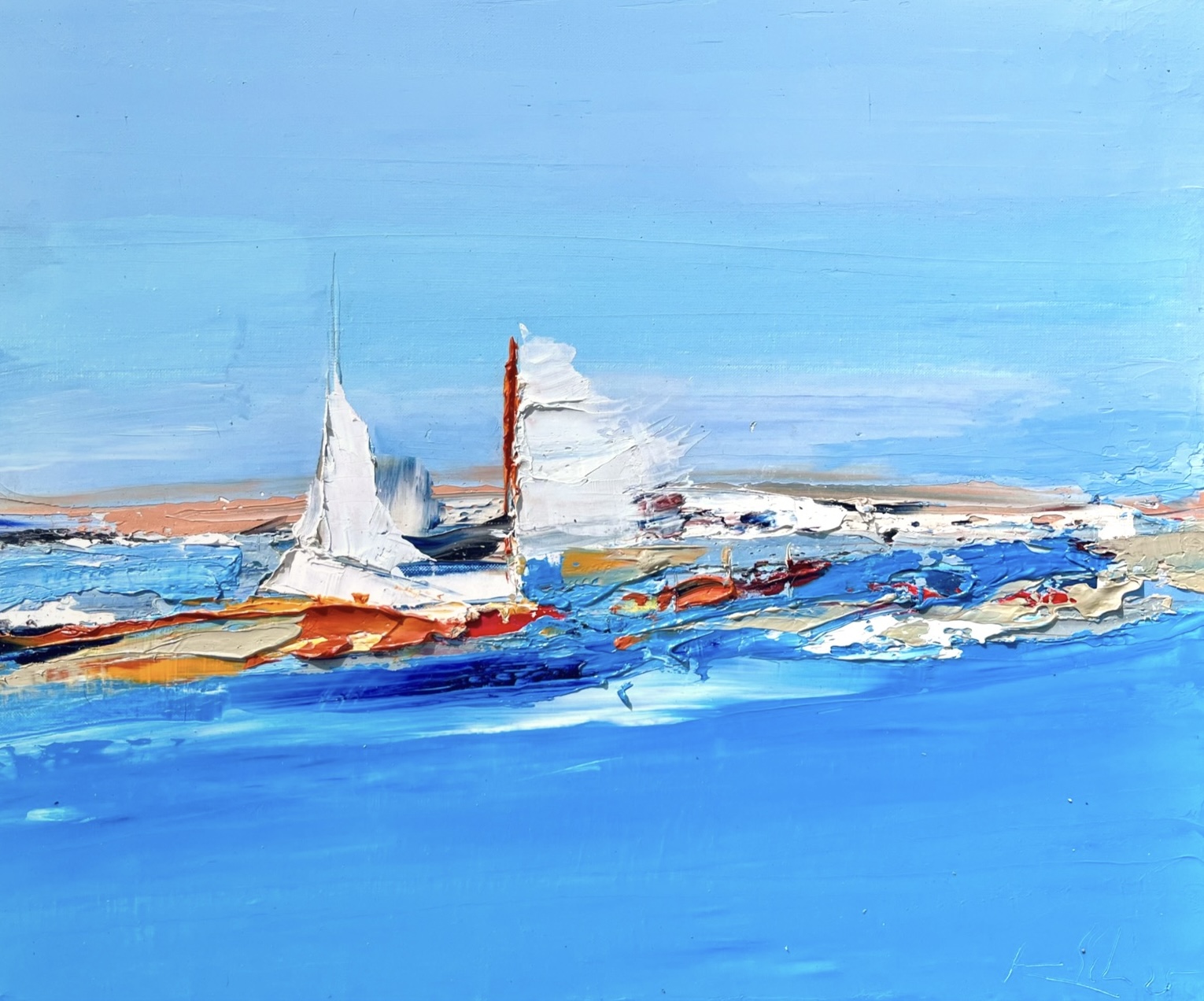 Voiles d’azur — Francis Eck